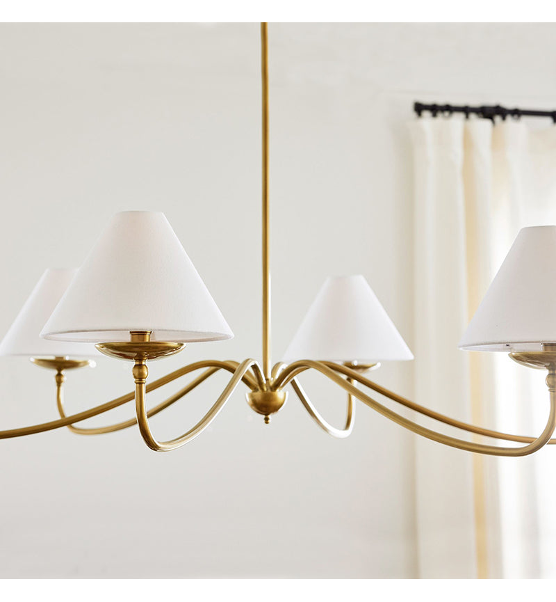 Medieval style restaurant retro bedroom, creative personality chandelier