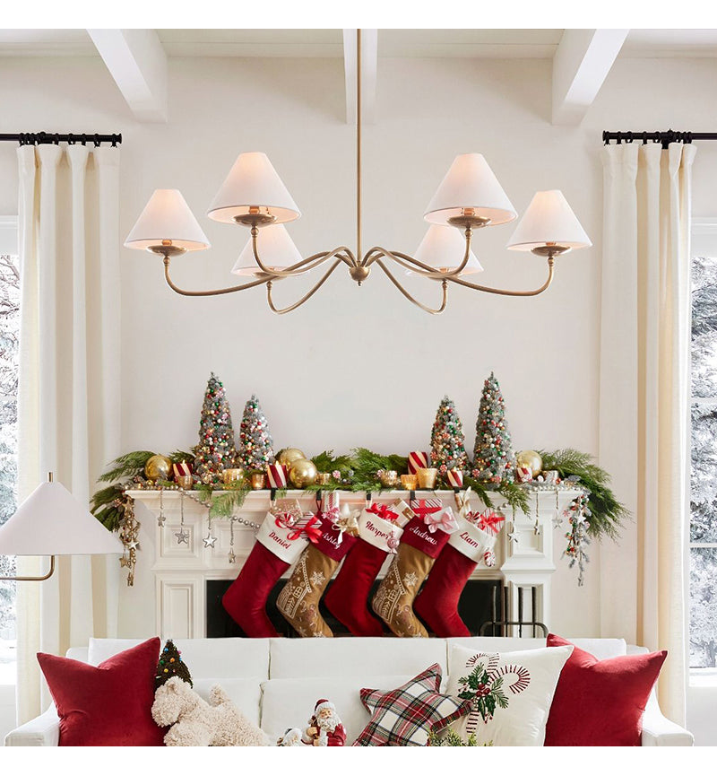 Medieval style restaurant retro bedroom, creative personality chandelier