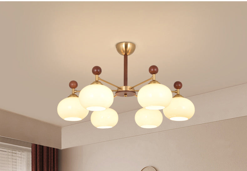 Living room lamp, medieval style art chandelier